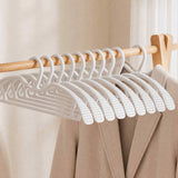 10-Piece Space-Saving Plastic Hangers