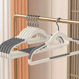 Metal Hook Non-Slip Plastic Hanger