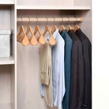 2-Piece Wide Shoulder Wooden Suit Hangers