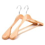 2-Piece Wide Shoulder Wooden Suit Hangers