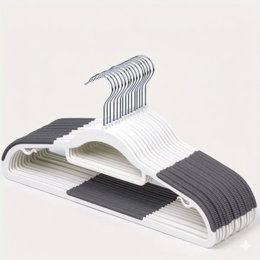 Metal Hook Non-Slip Plastic Hanger