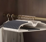 Non-Slip Plastic Hanger with Metal Hook