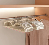 Plastic Hangers with Metal Hooks