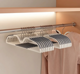 Plastic Hangers with Metal Hooks
