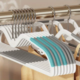 Plastic Hangers with Metal Hooks