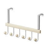 6-Hook Over the Door Organizer Rack