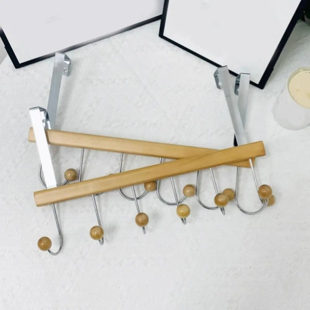 6-Hook Over the Door Organizer Rack
