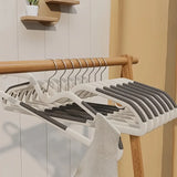 Plastic Hangers with Metal Hooks