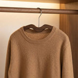 2-Piece Shoulder Protecting Wood Short Neck Hangers