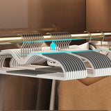 Plastic Hangers with Metal Hooks