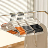 Non-Slip Plastic Hangers with Metal Hooks