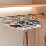 Plastic Hangers with Metal Hooks