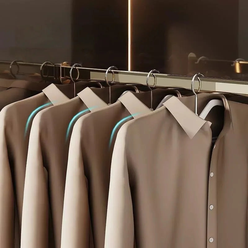 Plastic Hangers with Metal Hooks