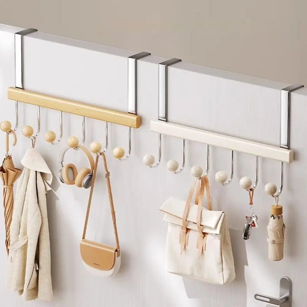 6-Hook Over the Door Organizer Rack