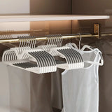 Plastic Hangers with Metal Hooks