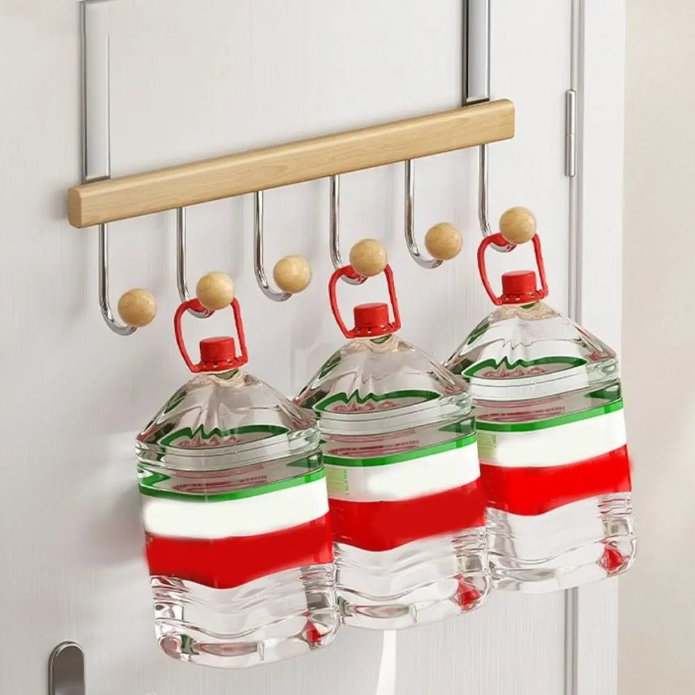 6-Hook Over the Door Organizer Rack