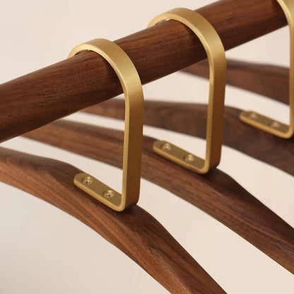 Orrivoart Drying Hanger Wooden Organizer | Premium Nordic Style Clothes Hanger | Space Saving Wardrobe & Dorm Room Storage Essential