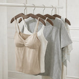 2-Piece Shoulder Protecting Wood Short Neck Hangers