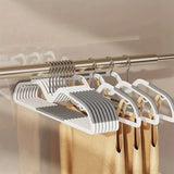 Plastic Hangers with Metal Hooks