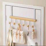 6-Hook Over the Door Organizer Rack