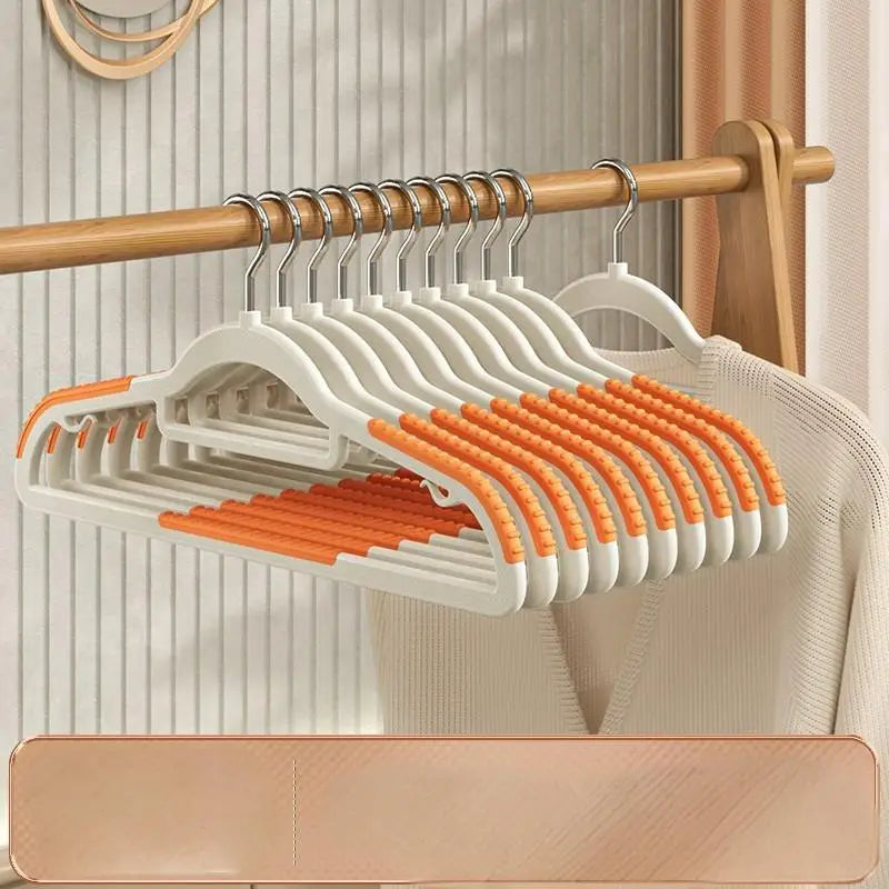Metal Hook Non-Slip Plastic Hanger