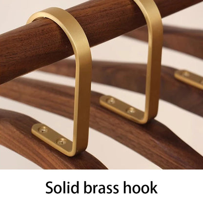 Orrivoart Drying Hanger Wooden Organizer | Premium Nordic Style Clothes Hanger | Space Saving Wardrobe & Dorm Room Storage Essential