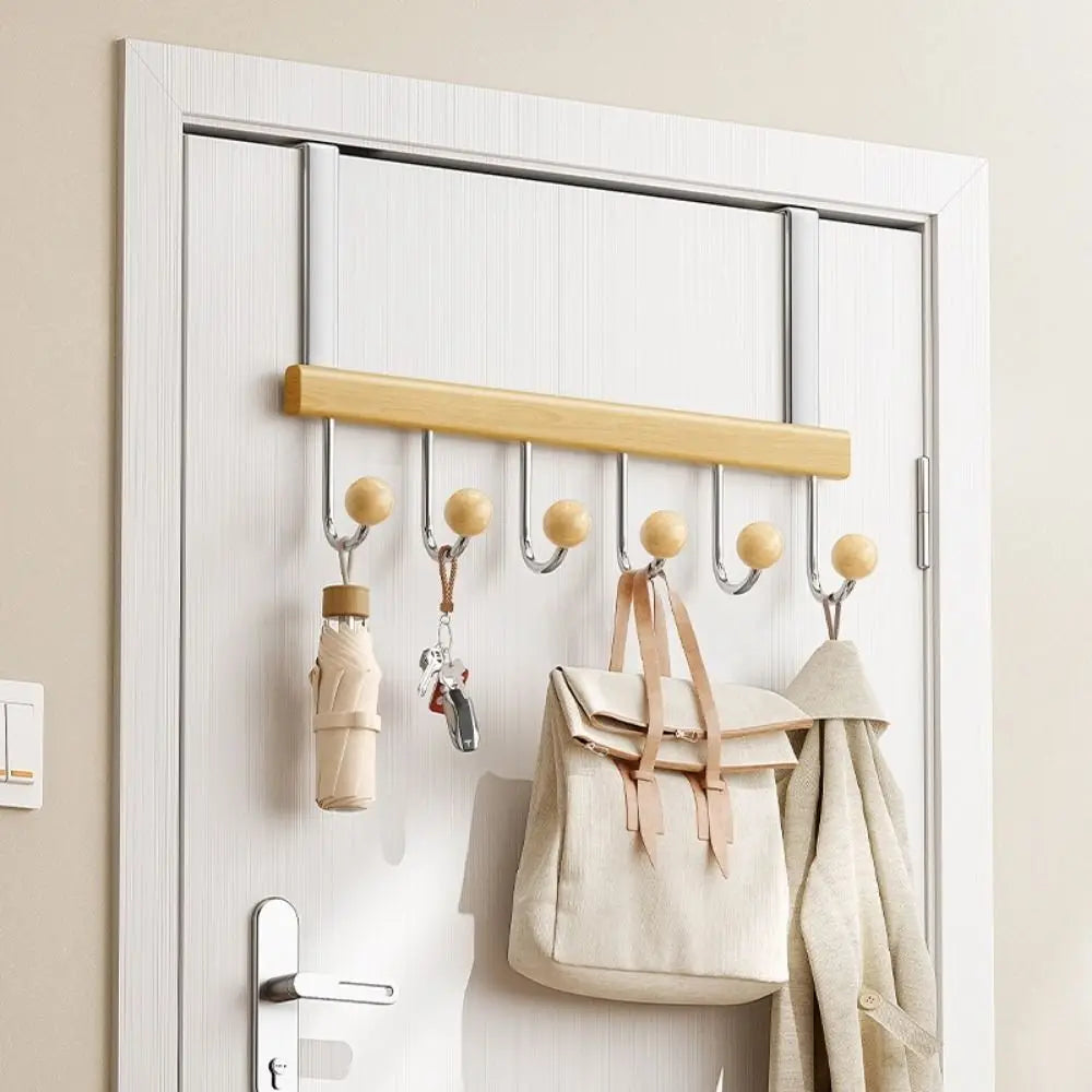 6-Hook Over the Door Organizer Rack
