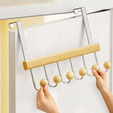 6-Hook Over the Door Organizer Rack