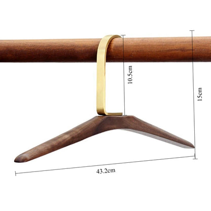 Orrivoart Drying Hanger Wooden Organizer | Premium Nordic Style Clothes Hanger | Space Saving Wardrobe & Dorm Room Storage Essential