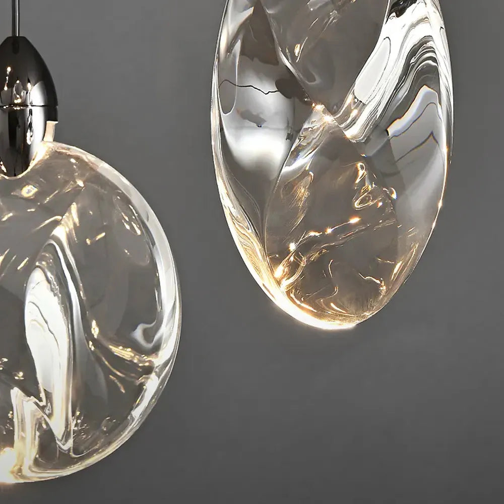 Crystaleaf Double Head Pendants