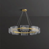 water ripple glass chandelier