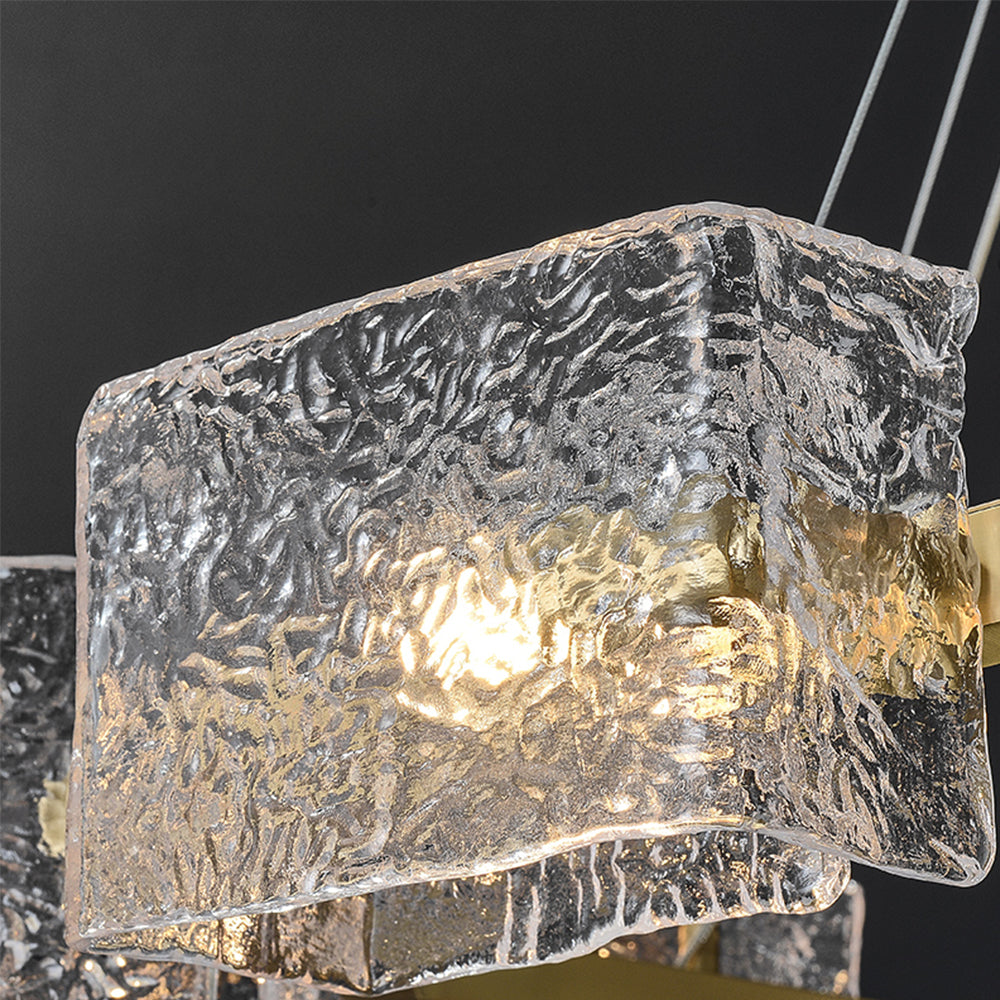 water ripple glass chandelier