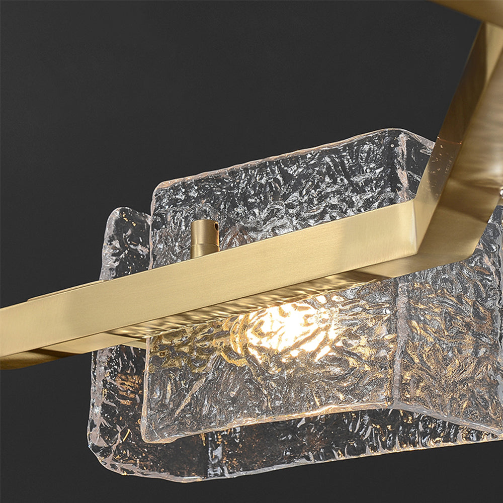 water ripple glass chandelier